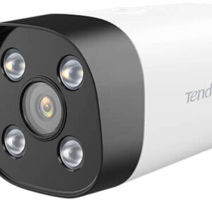 TENDA IT7-PCS-6 Cámara formato bala con lente optico de 4MP (2560 * 1440) de alto rendimiento en interiores y exteriores - permite uso de NVR y mediante app, POE