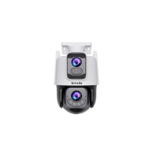 TENDA CH9-WCA Camara equipada con lente fijo de 3MP y lente PT de 3MP - puede proteger simultáneamente 2 áreas diferentes, reduciendo eficazmente los puntos ciegos.