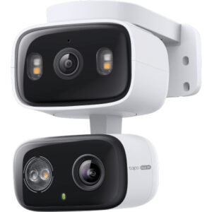 TP-LINK Camara vigilancia 360º Interior / Exterior (Tapo C246D) Doble Lente 2K 3MP - Apertura: F1, 6, Distancia focal: 2, 8 mm