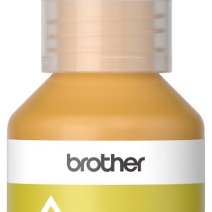 Botella de tinta BROTHER BTD100Y amarillo - rendimiento aproximado 5, 000 páginas, compatible con DCPT230, DCPT530DW, DCPT730DW, MFCT930DW