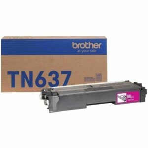 Tóner BROTHER Valor TN637M magenta - rendimiento aproximado 10, 000 páginas, compatible con HLL8570CDW, MFCL8970CDW