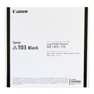 Toner CANON T03 BK - Laser, 51500 paginas., Negro, imageRUNNER 525/615/715/527/617/717