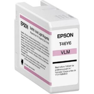 Cartucho EPSON Pro10 T46Y600 Tinta UltraChrome Light Magenta 50ML Compatible para SureColor P900