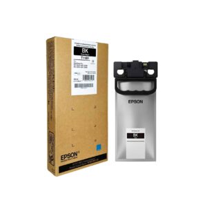 Bolsa de Tinta EPSON T11B120-AL Negro Alto rendimiento promedio de 10 - 000 Imp, Capacidad de 143ML, Compatible para WorkForce Pro WF-C5891 / WorkForce Pro W