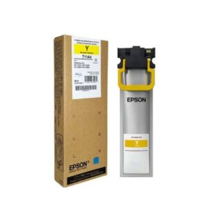 Bolsa de Tinta EPSON T11A420-AL Amarilla - Rendimiento promedio de 5, 000 Imp, Capacidad de 39ML, Compatible para WorkForce Pro WF-C5891 / WorkForce Pro WF-5