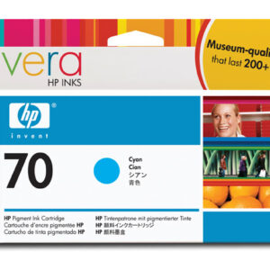 Tinta HP 70 - C9452A, Cian 130ml