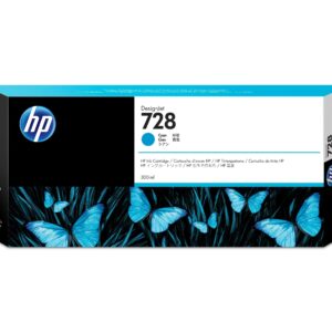 Tinta HP 728 - F9K17A, Cian 300ml