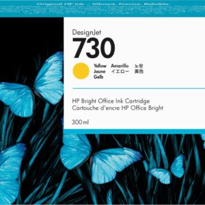 Tinta HP 730 - P2V70A, Amarillo 300ml