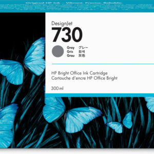Tinta HP 730 - P2V72A, Gris 300ml