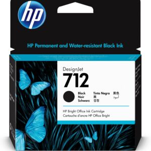 Tinta HP 712 - 3ED71A, Negro 80ml