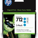 Tinta HP 712 - 3ED77A, Cian 29 ml - 3 Piezas