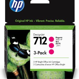Tinta HP 712 - 3ED78A, Magenta 29 ml - 3 Piezas