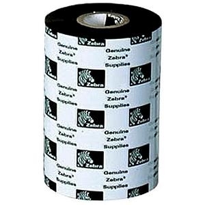 LA02000BK11045 Ribbon ZEBRA 2000 Standard de CERA 110mm x 450mts. / 4.33 x 1 - 476' Compatible con Impresoras Industriales (Tabletop)