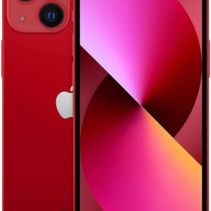 IPH13128/RJ APPLE iPhone 13 - 128 GB, Rojo - Totalmente Desbloqueado (Reacondicionado Grado A) Incluye Mica de Cristal templado 9D, Cable de Datos y Cargador de 20W