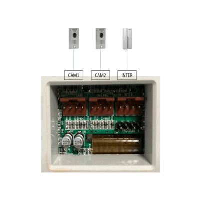 COMMAX CDV43K2P- Kit de videoportero incluye monitor CDV43K2 de 4.3 pulgadas con auricular para respuesta con audio y video desde frente de calle DRC40K, funcion de apertura de puerta, soporta segundo monitor y auricular DP4VHP - Image 4