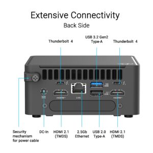 Mini PC ASUS NUC 15 Pro Tall Barebone RNUC15CRHI300001 Intel Core 3 100U (90AR00Q2-M00230) (NO Installed RAM/SSD/SO)