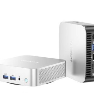 Mini PC GEEKOM A8 GMA8R78745HS-161 - AMD Ryzen R7, (Incluye) RAM 16GBDDR5, SSD 1TB. Windows 11 Pre-intalado. Color Plata