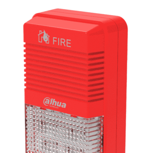 DAHUA WISUALARM HY-1500 - Lampara Estroboscópica con Sirena Direccionable/ 2 Hilos/ Volumen de 75 dB–115 dB/ 24V DC/ Cumple Normas: EN54-3, EN54-23/ Microprocesador integrado/