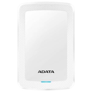 ADATA Disco Duro Externo 2.5 Pulgadas modelo HV300 2TB USB 3.2 Gen1 - Con compatibilidad universal de dispositivos. Color BLANCO. AHV300-2TU31-CWH
