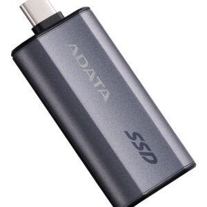 SSD Externo ADATA SC750 500GB. Interfaz USB 3.2 Gen 2. Velocidades de lectura/escritura 1050/1000 - Puerto USB-C. NEGRO. SC750-500G-CCBK