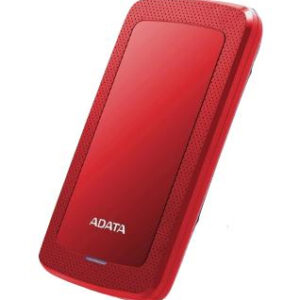 AHV300-2TU31-CRD Disco Duro Externo ADATA HV300 - 2 TB, USB 3.2 Gen1 (compatible con las versiones anteriores USB 2.0), 2.5 pulgadas, Rojo