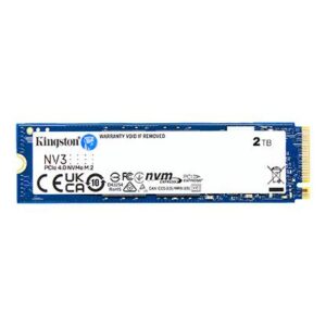 Kingston Technology SNV3S/2000G Unidad de estado solido kingston nv3 2tb m.2 2280 nvme pcie gen 4x4 r.6000mb/s w.5000mb/s