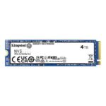 Kingston Technology SNV3S/4000G Unidad de estado solido kingston nv3 4tb m.2 2280 nvme pcie gen 4x4 r.6000mb/s w.5000mb/s