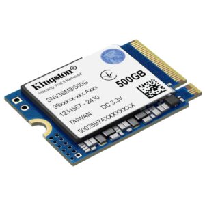 Kingston Technology SNV3SM3/500G Unidad de estado solido kingston nv3 500gb m.2 2230 nvme pcie gen 4x4 r.5000mb/s w.3000mb/s