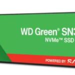 SANDISK WDS500G4G0E SSD WD Green SN3000 NVMe - 500GB, M.2, 4100 MB/s Escritura, 5000 MB/s Lectura, PCI Express 4.0