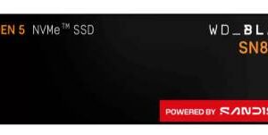 Ssd SANDISK black 2tb WDS200T1X0M m.2 sn8100 nvme