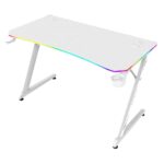 BR-941389 Escritorio Gamer Ergonómico Olympus Spot Glow Pro MRX8000 Balam Rush Legend Series Escritorio Gamer Ergonómico 120 x 60cm - Iluminación RGB, Porta Vasos