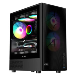 Gabinete Mini Torre ZYRON GC606 ACTECK Factor: Micro Atx - Mini ITX