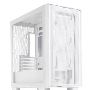 A21 ASUS CASE/WHT Gabinete ASUS A21 Case con Ventana - Mini-Tower, Micro ATX, Mini-ITX, USB 3.0, sin Fuente, Blanco