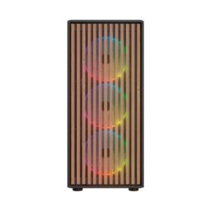 Balam Rush Gabinete Gamer Media Torre ATX DRAGONFLY WOOD GM580CB Factor: ATX - Micro Atx - Mini ITX