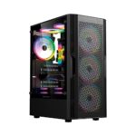 Balam Rush Gabinete Gamer Media Torre ATX DRAGONFLY VENTRA GM570 Factor: ATX - Micro Atx - Mini ITX