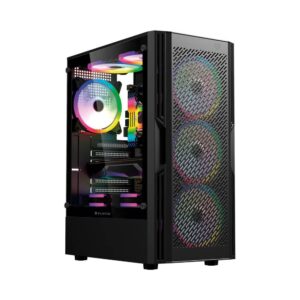 Balam Rush Gabinete Gamer Media Torre ATX DRAGONFLY VENTRA GM570 Factor: ATX - Micro Atx - Mini ITX
