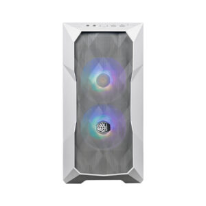 Gabinete COOLER MASTER TD300-WGNN-S00 Mesh Mini Tower con Ventana ARGB - tarjetas madre soportadas Micro-ITX, Mini-ITX