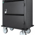 Gabinete de carga con 32 puertos USB-C - hasta 14, 3A/18W por puerto y 576W total, Cerradura con codigo, Puerta de metal, MANHATTAN 716000