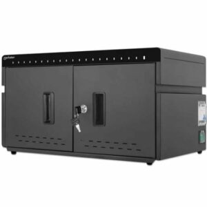 Gabinete de carga con 20 puertos USB-C - hasta 10.9, 3A/18W por puerto y 360W total, Cerradura con llave, MANHATTAN 715959