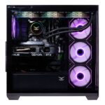 Naceb Gaming NA-0637N NACEB GABINETE GAMER MEDIA TORRE Cristal templado - ATX, MicroATX, Ventiladores 3 Frontales, 1 Posterior ARGB, USB 3.0x2 HD Audio/Micrófono x1 color negro N