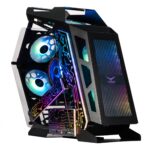 Naceb Gaming Gabinete Gaming ESPECIAL CON CRISTAL TEMPLADO - ITX, MicroATX, Ventiladores 2 Frontales 1Posterior ARGB USB 3.0 x1, USB 1.1 x1 HD Audio x1 NA-0641