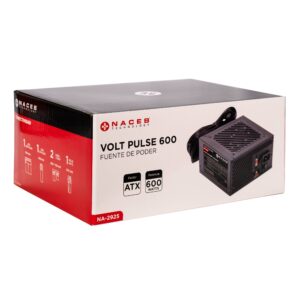 Fuente de poder Naceb Technology NA-2925 - 600 W, Negro, 12 cm, ATX