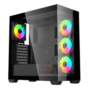 Gabinete gamer mid tower Xzeal XZCGB08B