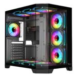 X-Tron XZGAXT1B Gabinete Gamer Xzeal X-Tron Mid Tower ATX XZGAXT1B Panel Der. Vidrio + Metal 2xUSB1.0+1xUSD3. +3.5 mm+4 ARGB