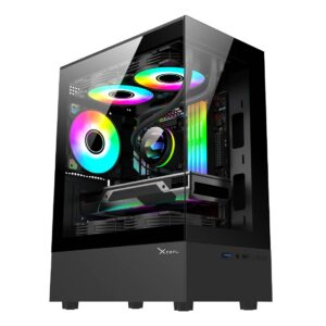 X-Zynergy XZGAZNY1B Gabinete Xzeal X-Zynergy M-ATX/ITX XZGAZNY1B Espacios PCI 4 espacios de expansión RGB - Negro