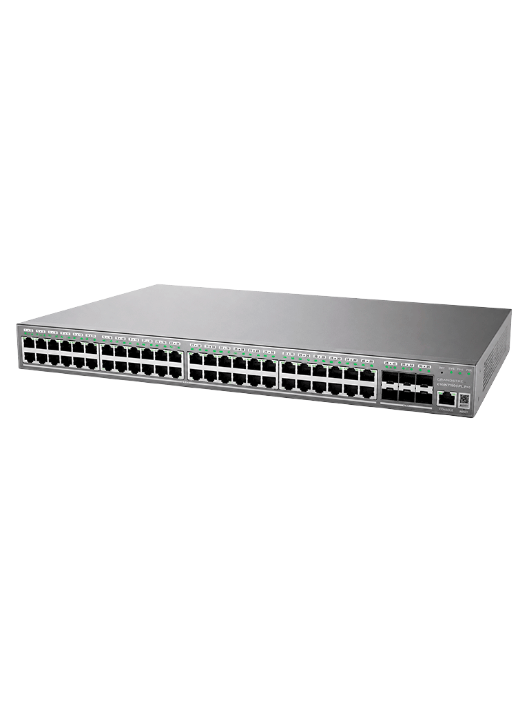 GRANDSTREAM GWN7806PL Pro - Switch administrable Capa 2+ Empresarial/ 48 puertos Gigabit PoE 802.3af/at/ 6 SFP+ 10G/ Presupuesto PoE 400W/ Capacidad 216 Gbps/ VLAN, QoS, ARP Inspection y anti-DoS/ Gestión GWN.Cloud y GWN Manager - Image 2