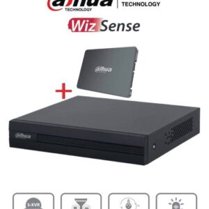 Dahua Technology DH-XVR1B04-I-SSD DAHUA XVR1B04-I-SSD - DVR de 4 Ch 1080p Lite/ Con disco SSD de 512GB Especial para Videovigilancia/ Series/ WizSense/ H.265+/ 4 canales con SMD +