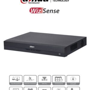 Dahua Technology DH-XVR5216AN-4KL-I3 DAHUA XVR5216AN-4KL-I3 - DVR 16 CH 4k WizSense IA H.265+ 2 Bahías DD 16 Ch HDCVI + 16 IP (Hasta 32 IP) 2 CH SMD+ Cod IA/ Funciones IoT POS/ Audio Bidi