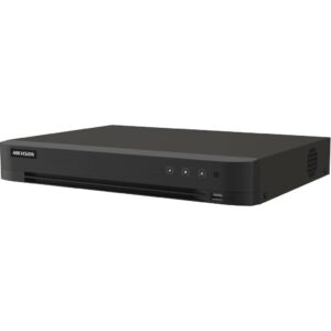 HIKVISION IDS-7216HUHI-M1/T DVR 16 Canales TURBOHD + 16 Canales IP / 8 Megapíxel (4K) / Audio Bidireccional / ACUSENSE / Audio Bidireccional / 1 Bahía de Disco Duro