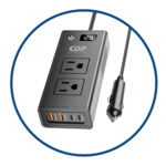 CDP XVU212 adaptador e inversor de corriente Interior 200 W Negro